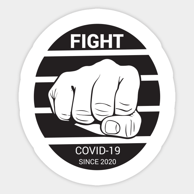 Fight Sticker by dddesign